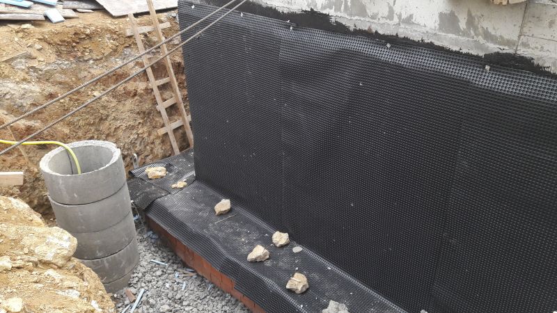 Pre-Construction Waterproofing Setup